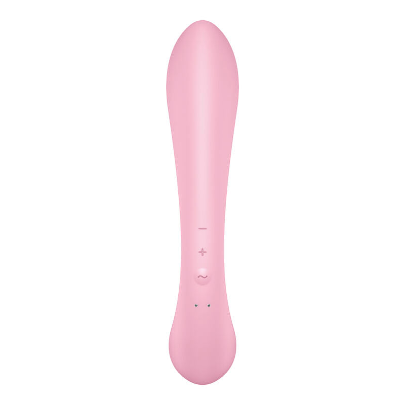 SATISFYER - TRIPLE OH VIBRAZIONE IBRIDA ROSA