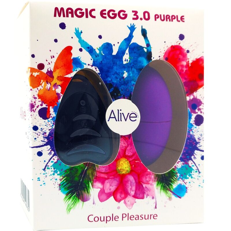 ALIVE - MAGIC EGG 3.0 UOVO VIBRANTE TELECOMANDO VIOLA