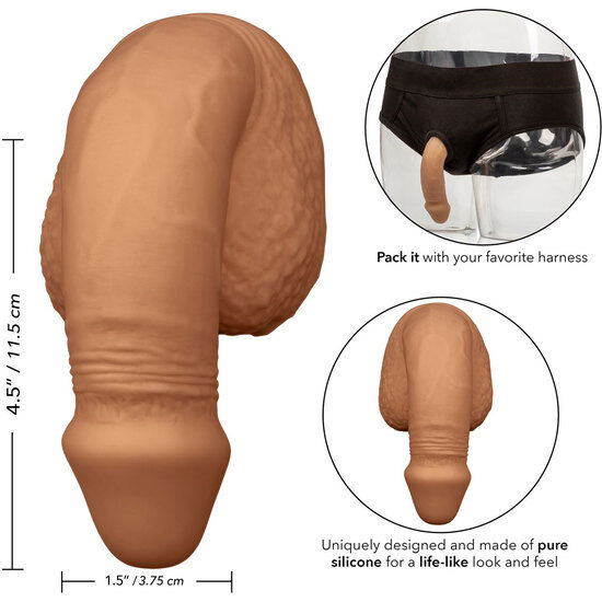 CALEXOTICS - GUARNIZIONE IN SILICONE PER PENE 12.75 CM CARAMEL