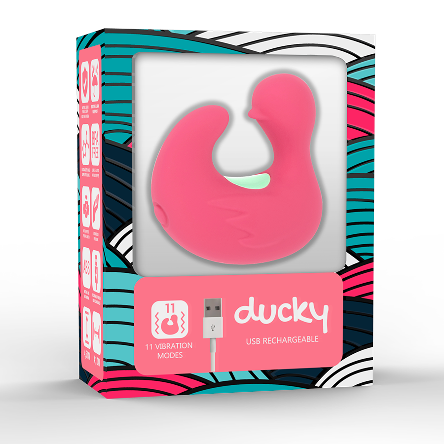 HAPPY LOKY - DITO STIMOLATORE IN SILICONE RICARICABILE DUCKYMANIA